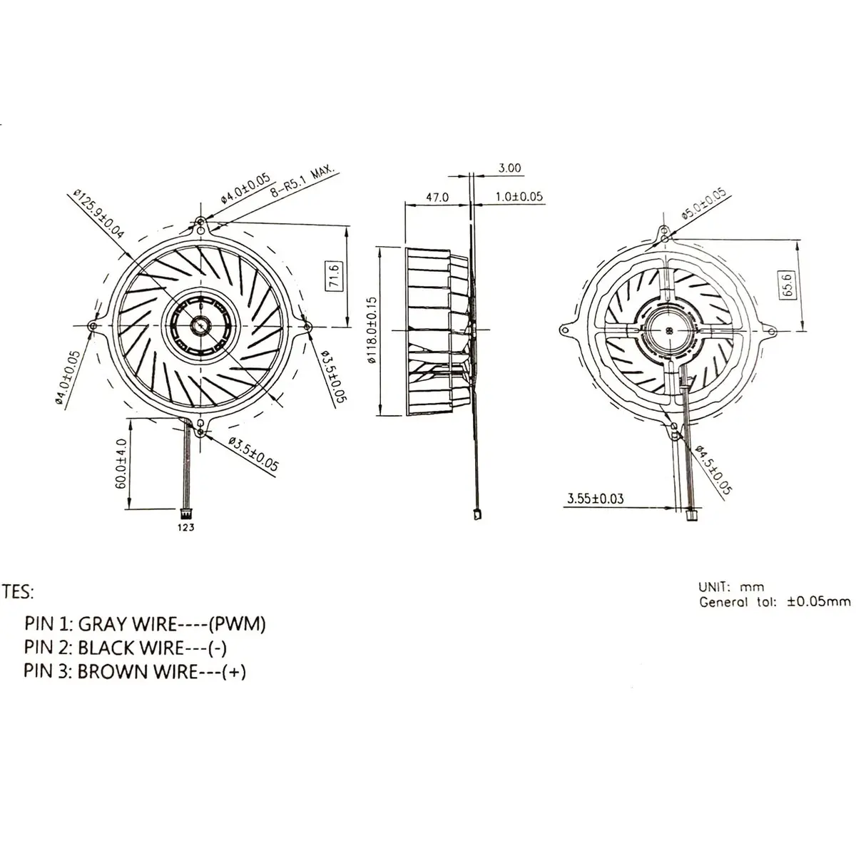 TRADOCK PS5 Fan Replacement for Sony PlayStation 5 CFI-1015A 23-Blade | Efficient Heat Dissipation & Low Noise - view 5