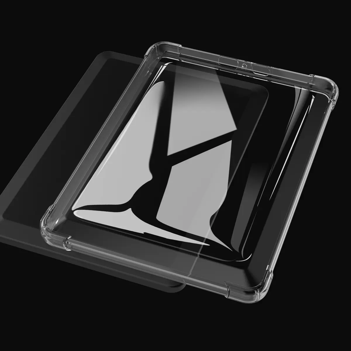 SFFINE Clear Case for 6" Kindle Paperwhite 10th Gen | Transparent Silicone TPU Cover - view 3