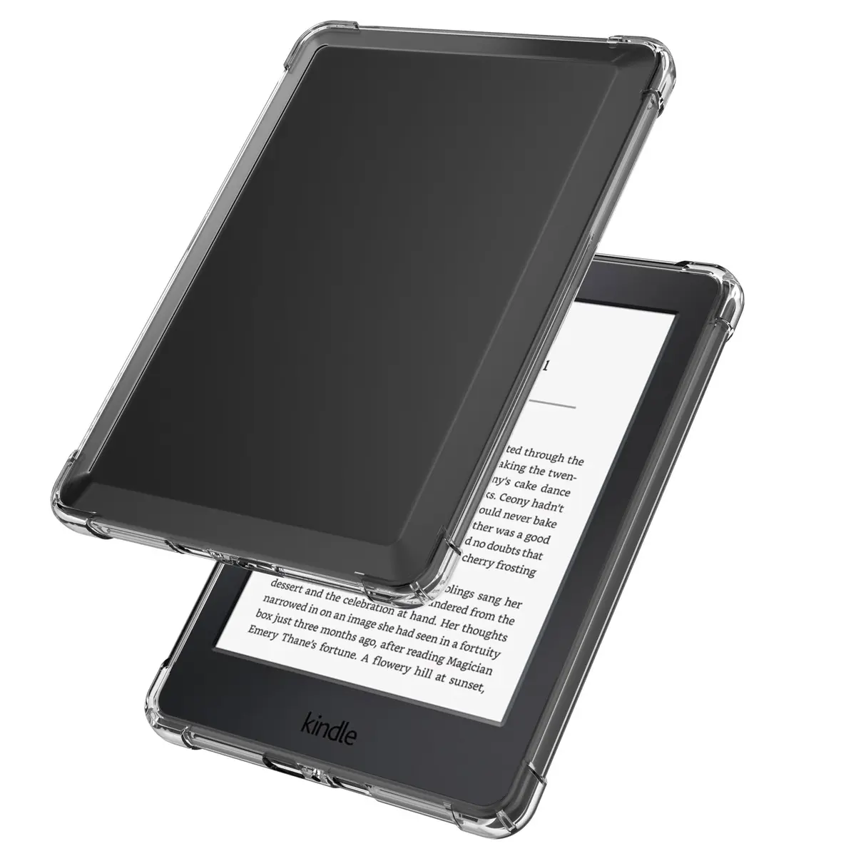 SFFINE Clear Case for 6" Kindle Paperwhite 10th Gen | Transparent Silicone TPU Cover - view 4