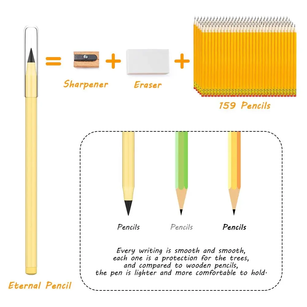 AUAUY 20PCS Inkless Pencil Refill | Graphite Nib, 0.5mm - view 3