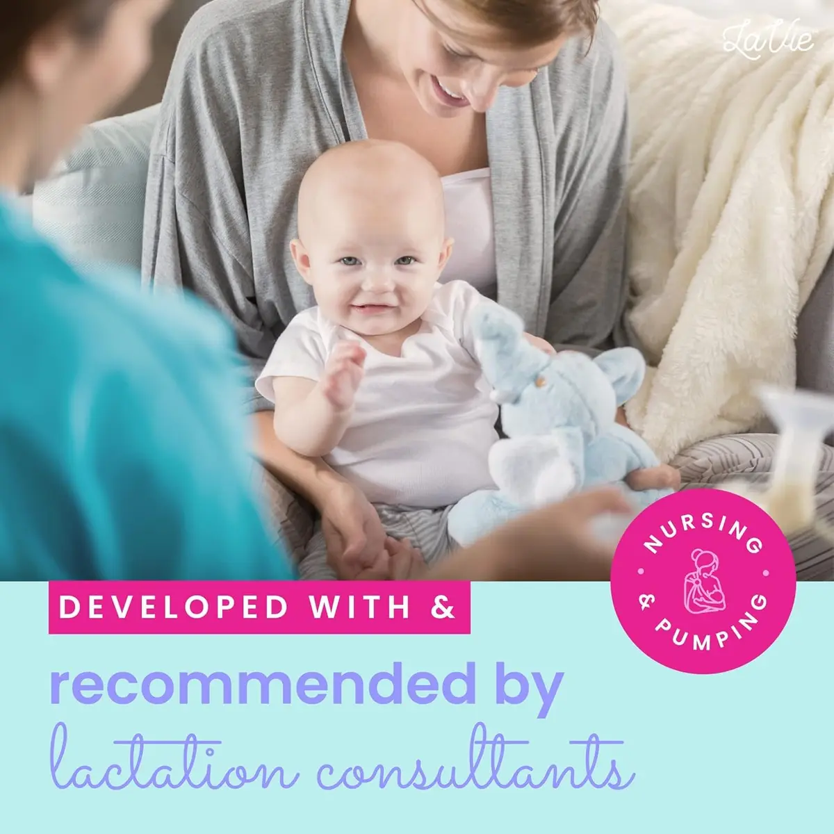 LaVie Warming Lactation Massager 3-in-1 with Heat & Vibration | 45 Combinations for Improved Milk Flow - view 4