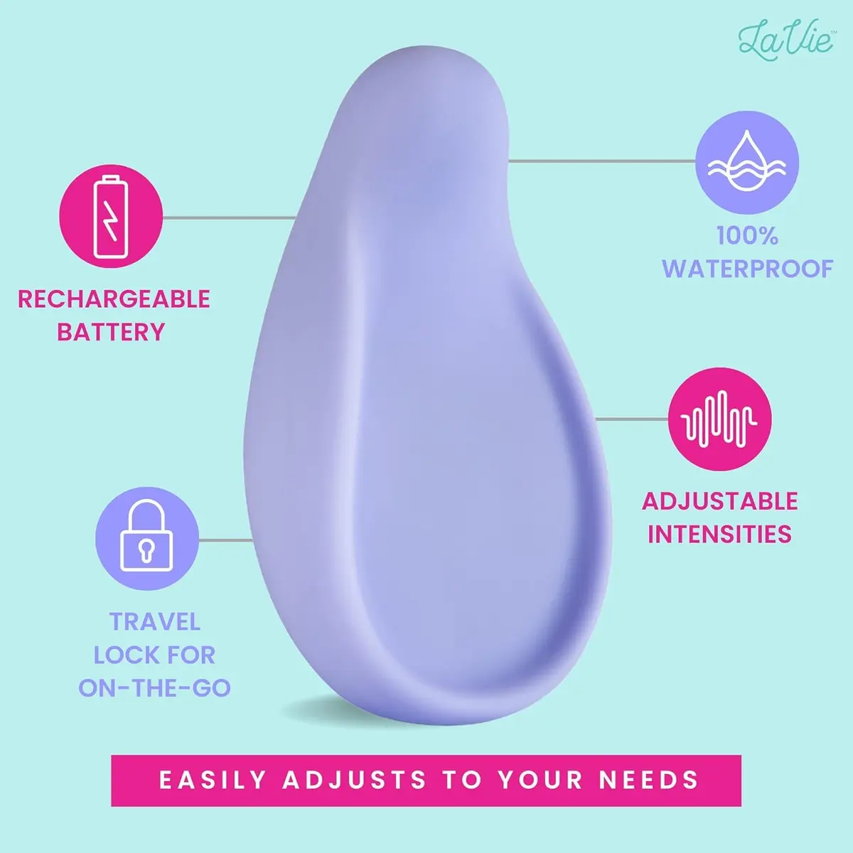 LaVie Warming Lactation Massager 3-in-1 with Heat & Vibration | 45 Combinations for Improved Milk Flow - view 3