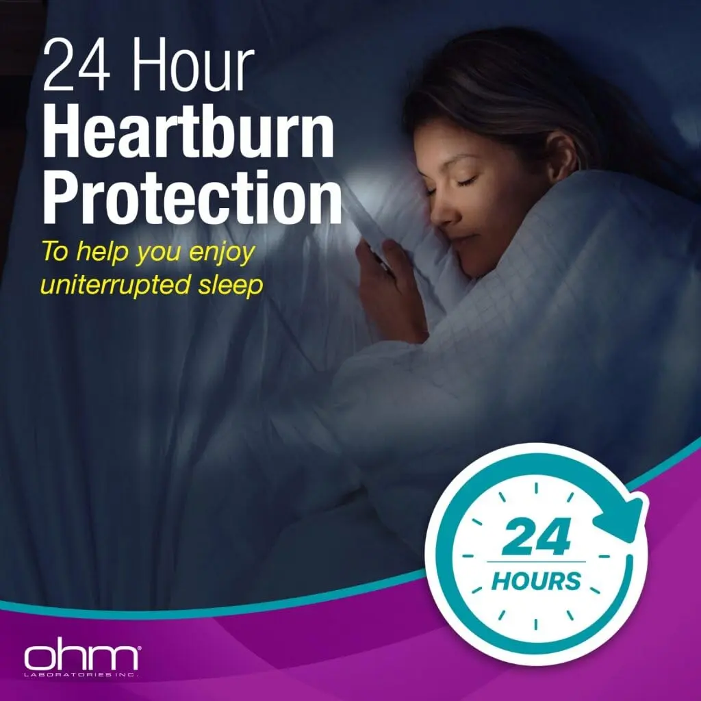 Ohm Omeprazole 20mg Delayed-Release Tablets | Long-Lasting Acid Reducer for Frequent Heartburn (4 Weeks Supply, 28 Tablets) - view 3