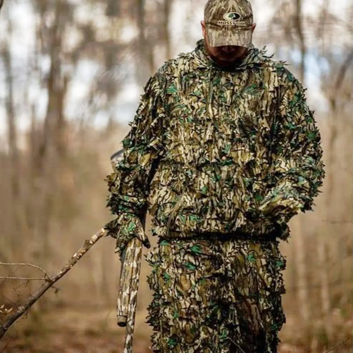Titan 3D Leafy Gloves for Leafy Suit Mossy Oak Greenleaf | Lightweight Camouflage Gloves - view 5
