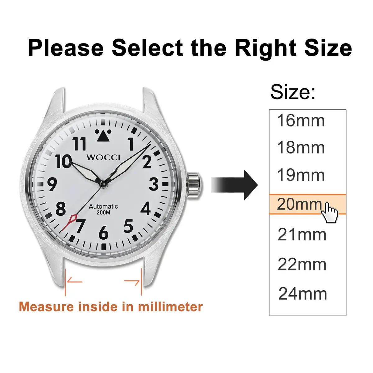 WOCCI 16mm Adjustable Nylon Watch Band, Quick Release Sport Loop Strap (Sand Pink) | Durable, Soft & Washable - view 5