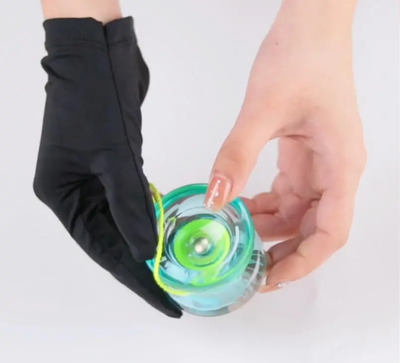 MAGICYOYO Yoyo Gloves Pack of 2 for Kids Beginners & Advanced Players | Unisex Stretch Cotton Nylon - view 4