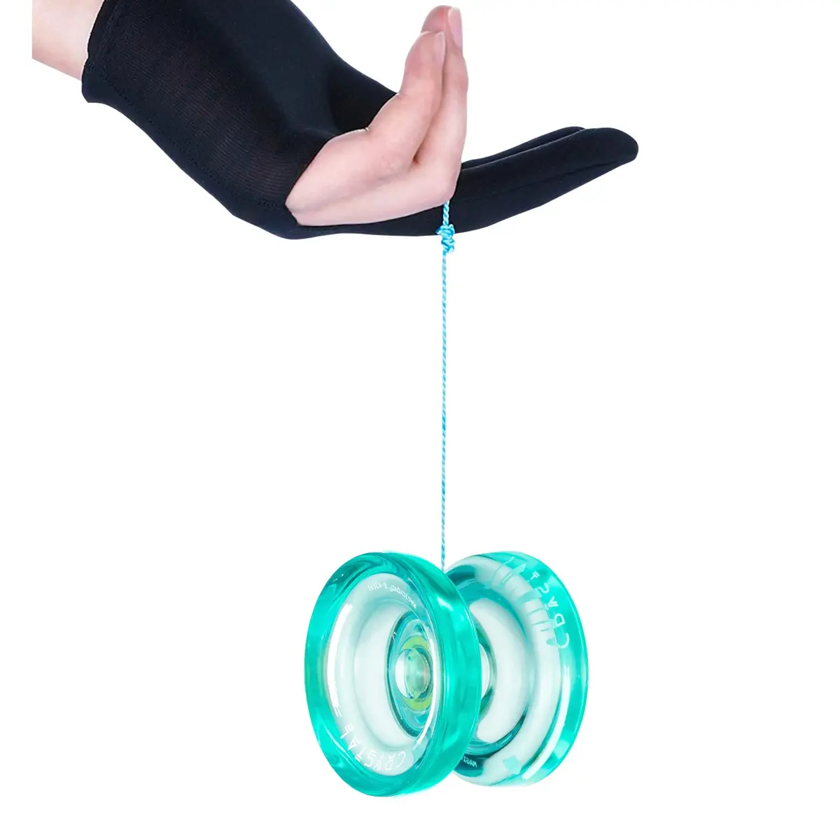 MAGICYOYO Yoyo Gloves Pack of 2 for Kids Beginners & Advanced Players | Unisex Stretch Cotton Nylon - view 6