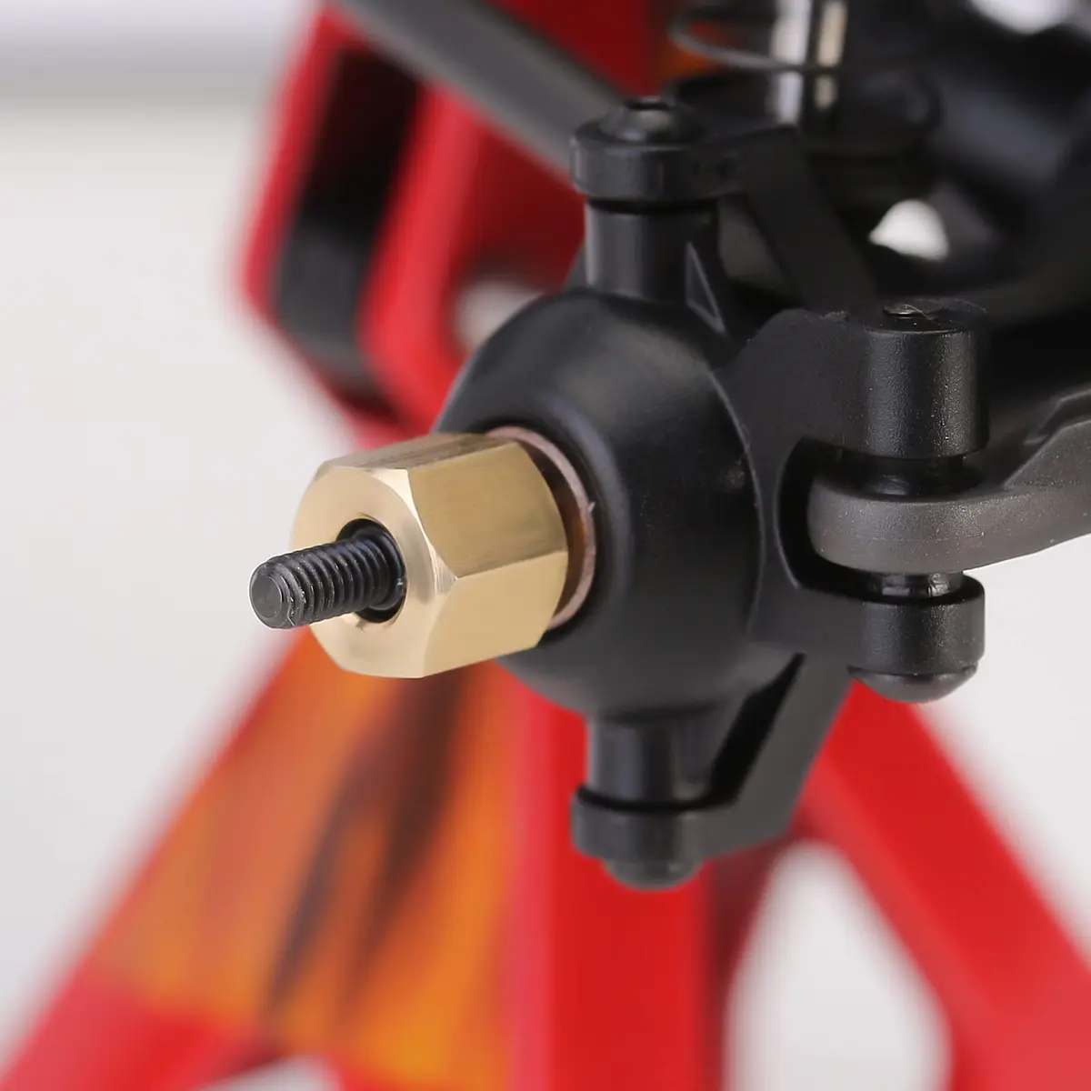INJORA Brass Wheel Hex Hub Extenders 6mm (+2mm) for 1/18 TRX4M | Set of 4 - view 7