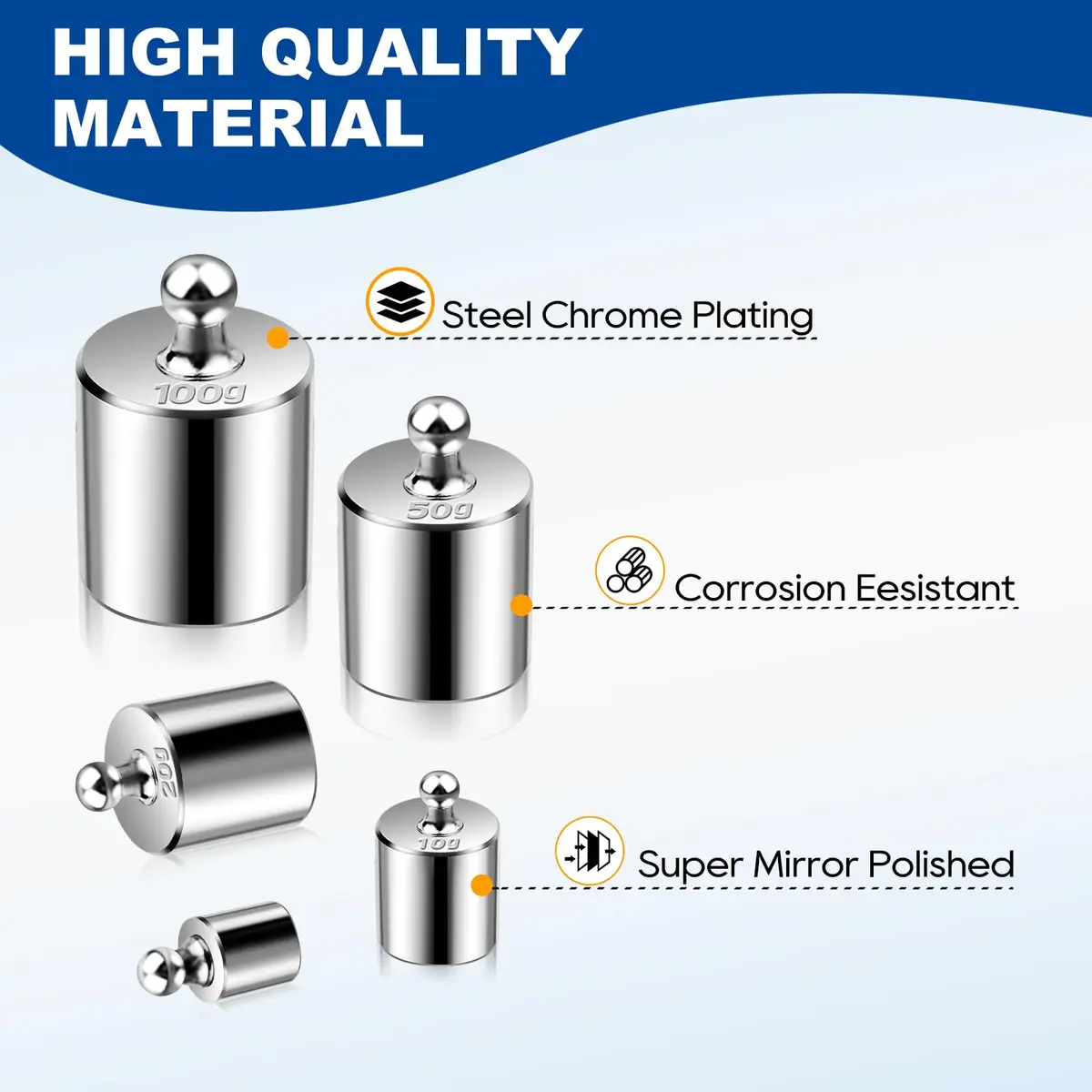 UCEC Calibration Weights for Digital Scale | Precise & Durable (210g Set) - view 2