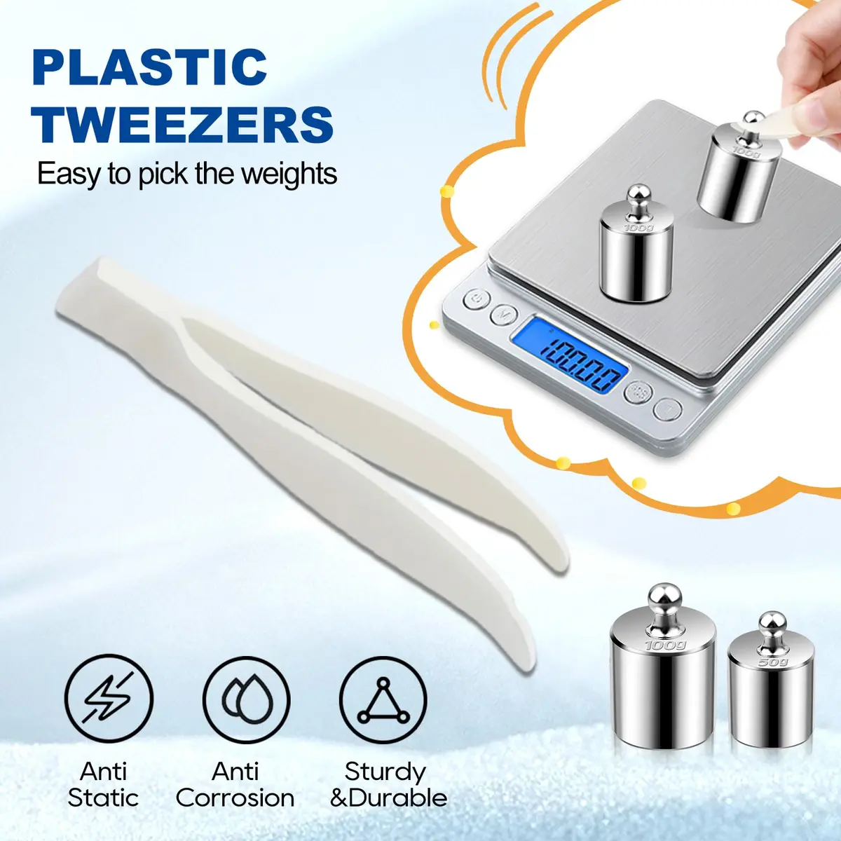 UCEC Calibration Weights for Digital Scale | Precise & Durable (210g Set) - view 4