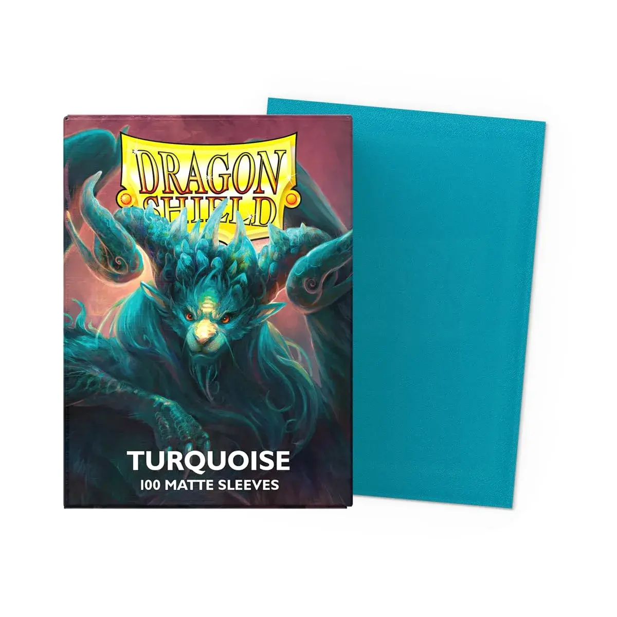 Dragon Shield Standard Size Matte Card Sleeves (100 CT, Turquoise) | Players' Choice for TCG Protection - view 2