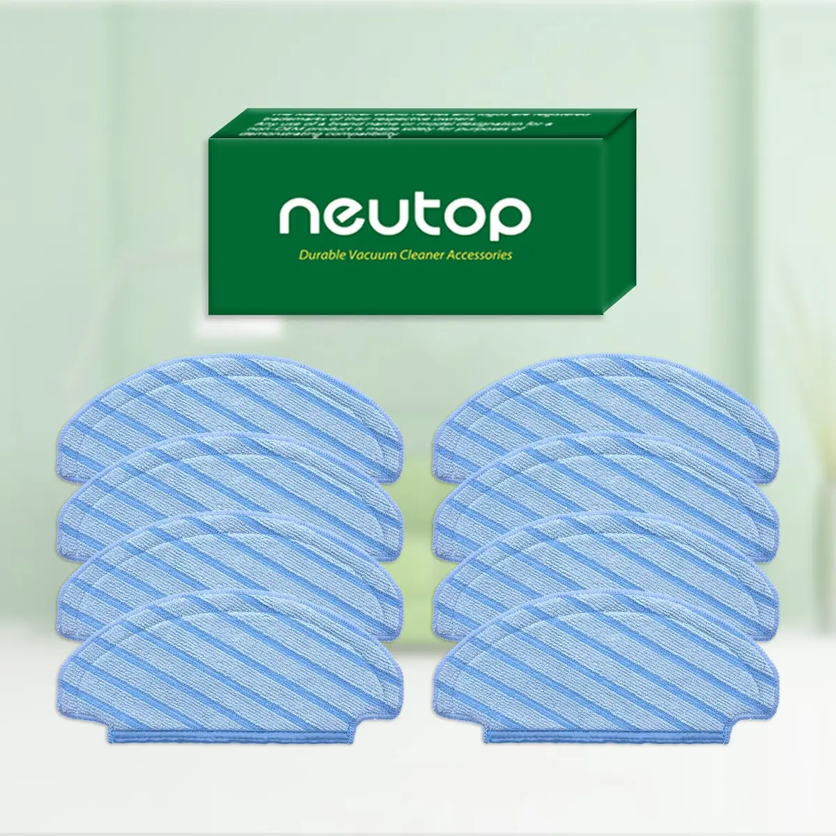 neutop Washable Mop Pads for Ecovacs Deebot T8 N8 N10 Series | Reusable Microfiber Replacement Pads - view 7