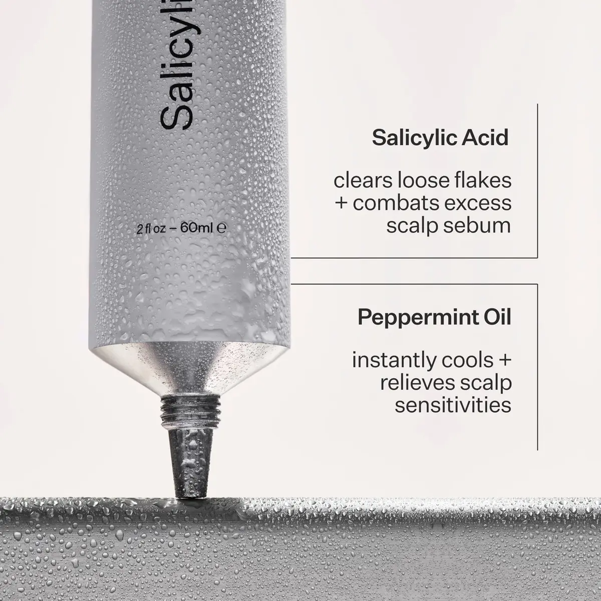 ACT+ ACRE Salicylic Acid Scalp Exfoliator 2 fl oz | Gentle Oil & Flake Removal for Oily Scalp - view 6