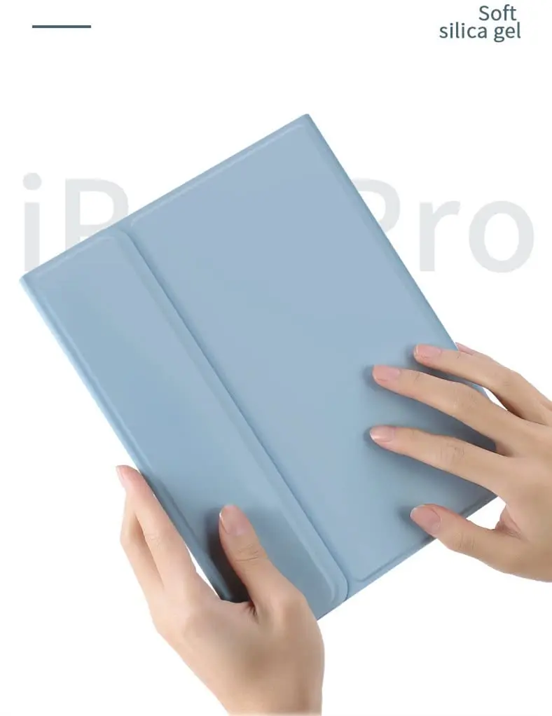AnMengXinLing Blue Keyboard Case for iPad mini 5 (2019) with Mouse & Pencil Holder | Detachable Bluetooth Folio - view 8