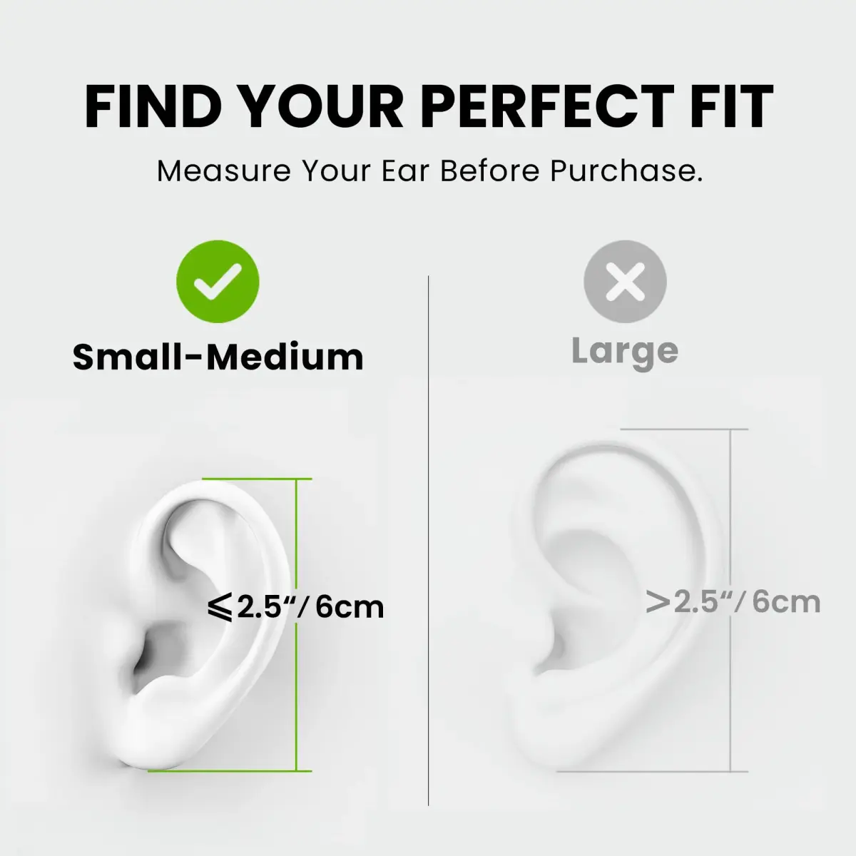 Avantree Resolve USB-C Wired Open-Ear Earbuds with Mic & Over-Ear Hook, Small-Medium Size (1.2m/4ft Cable) - view 2