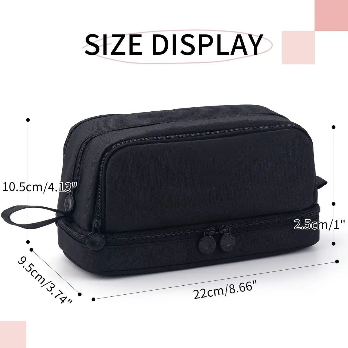 CICIMELON Large Capacity Pen Pencil Case with 4 Compartments | Multi-Slot School Organizer for Teens & Adults - view 5