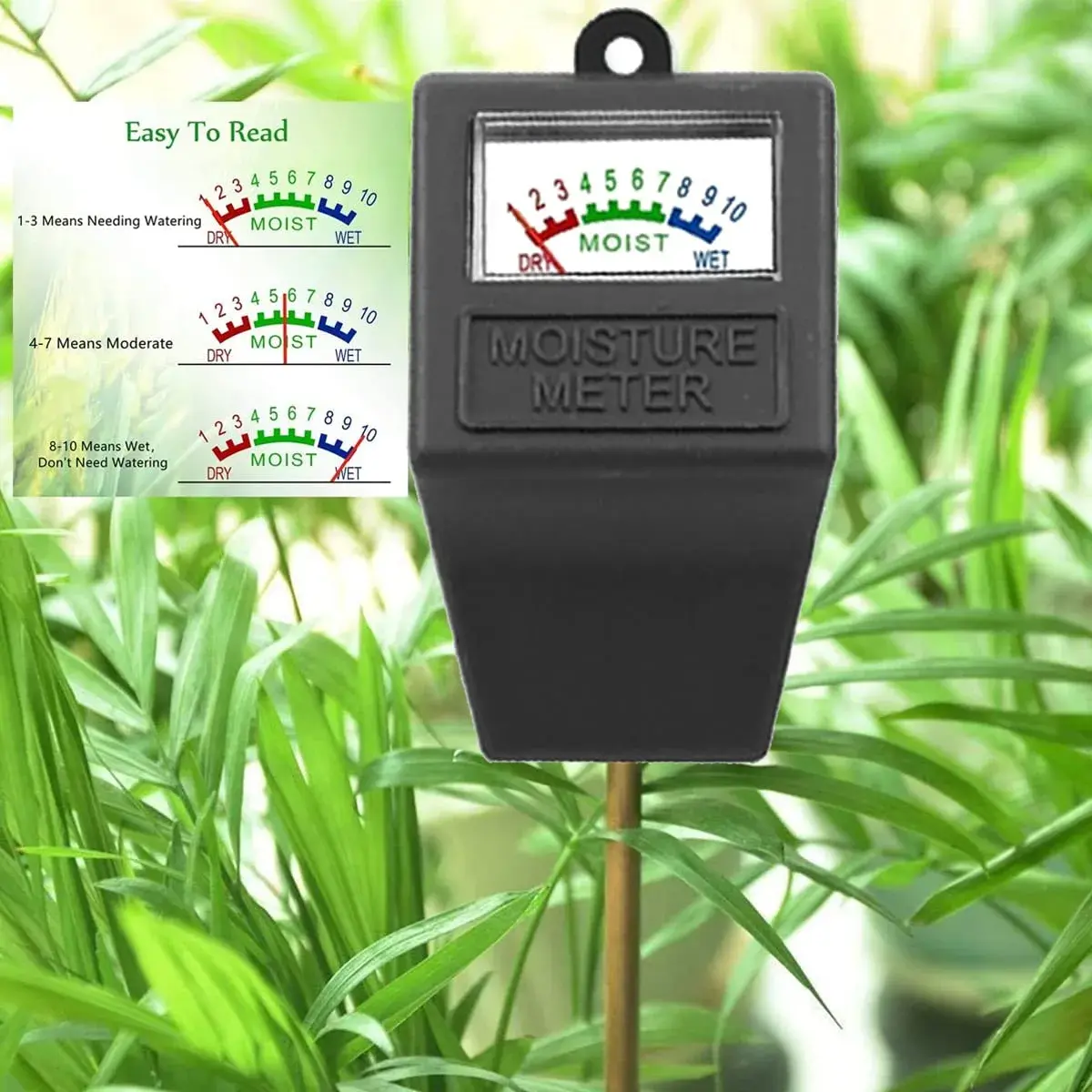 Hathdia Soil Moisture Meter 2 Pack | 19.3cm (7.6 Inch) Probe | No Battery Needed - view 3