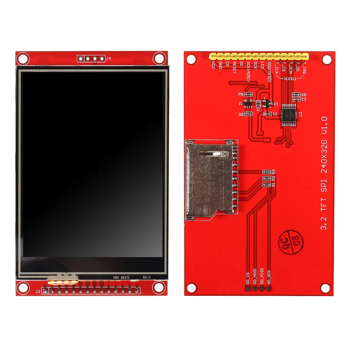 DIANN 3.2" SPI TFT LCD Touch Panel 320x240 | 5V/3.3V Display Module with Touch Pen - view 3
