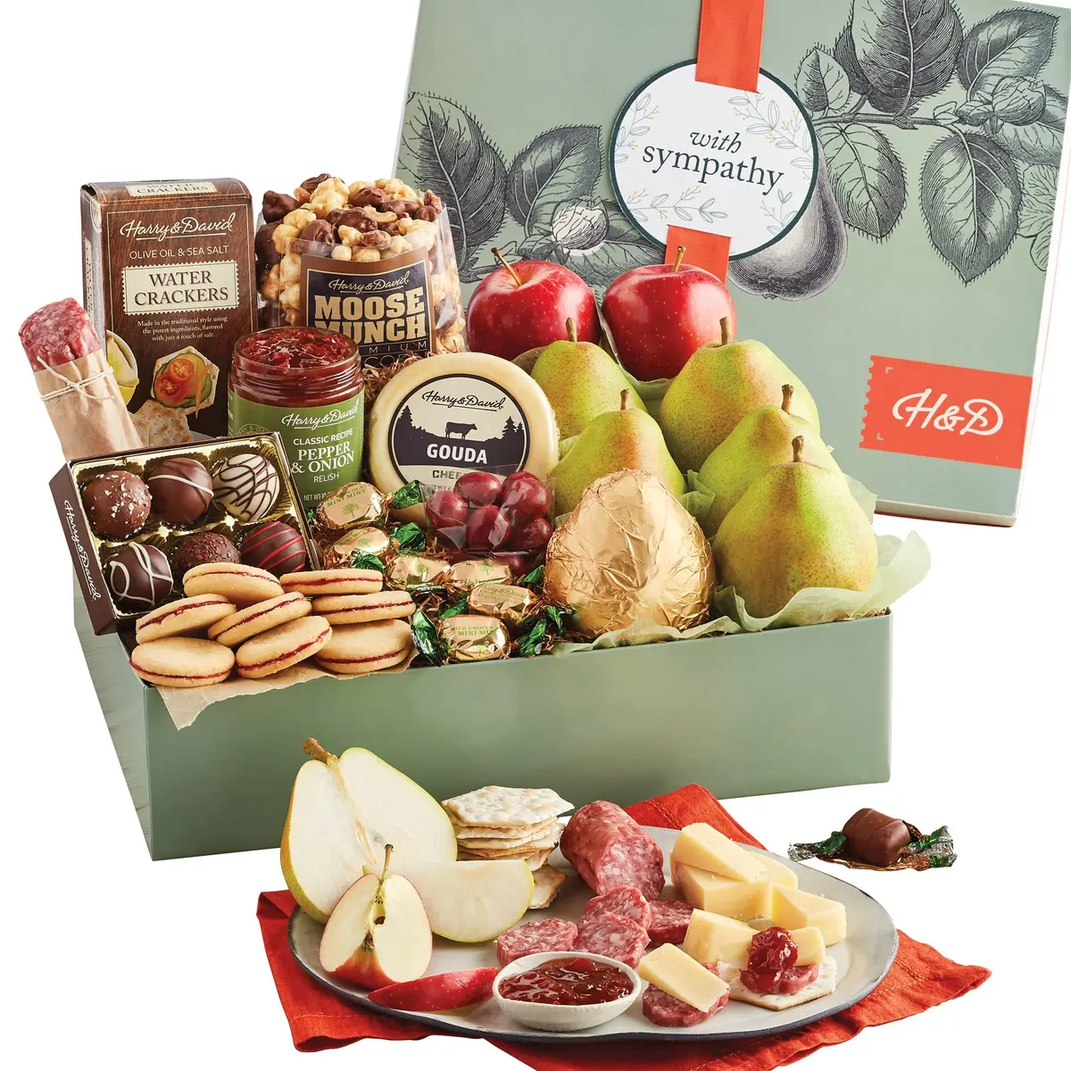 Harry & David Sympathy Founders' Favorites Gift Box | Comforting Assortment for Support (120 chars) - main product image