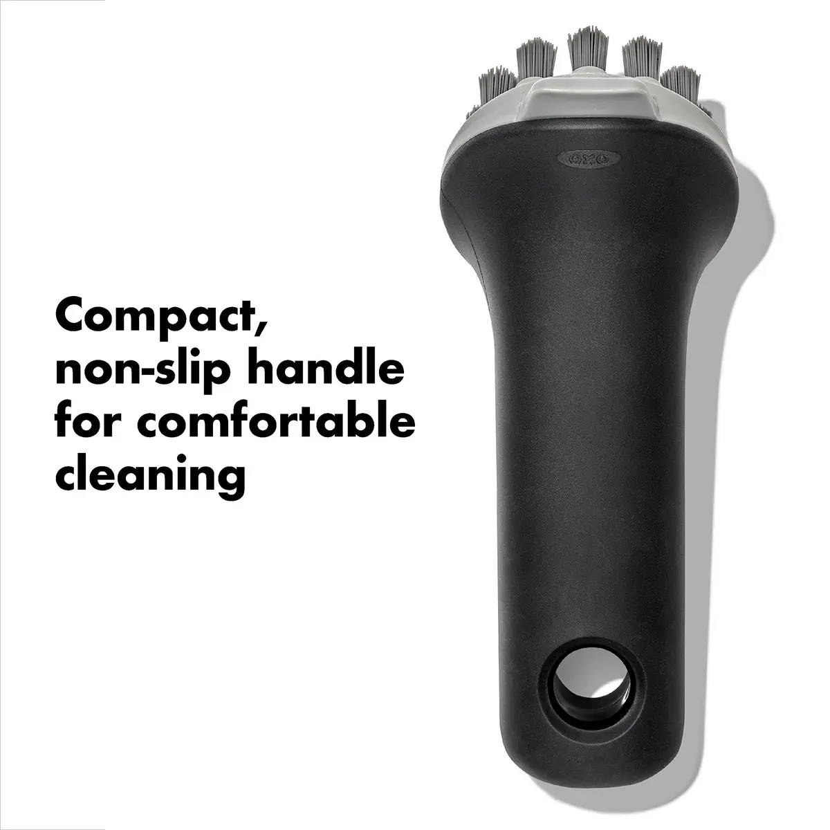 OXO Good Grips Cast Iron Scrub Brush | Gentle for Non-Stick & Heavy Duty for Cast Iron (1 EA) - view 4
