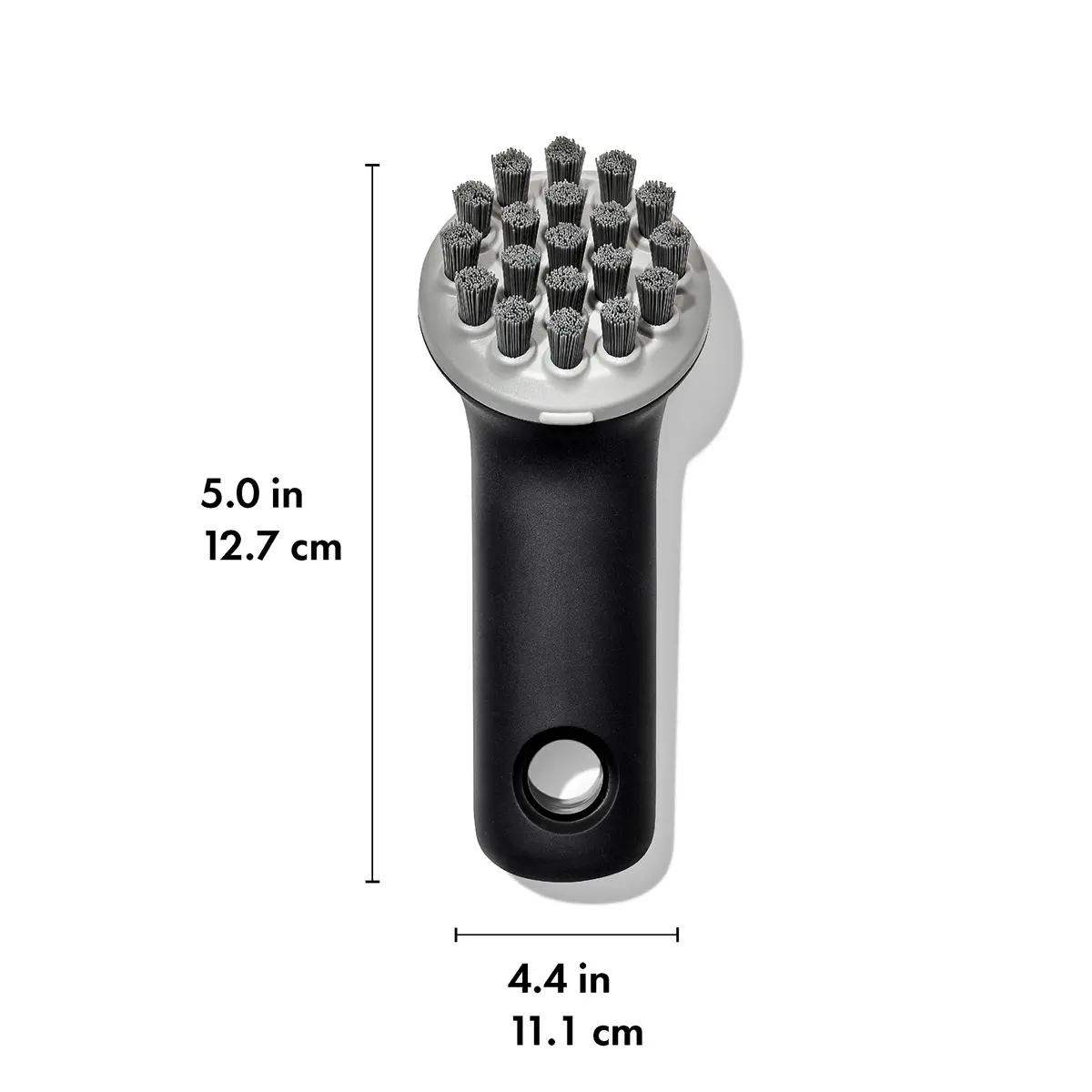 OXO Good Grips Cast Iron Scrub Brush | Gentle for Non-Stick & Heavy Duty for Cast Iron (1 EA) - view 2
