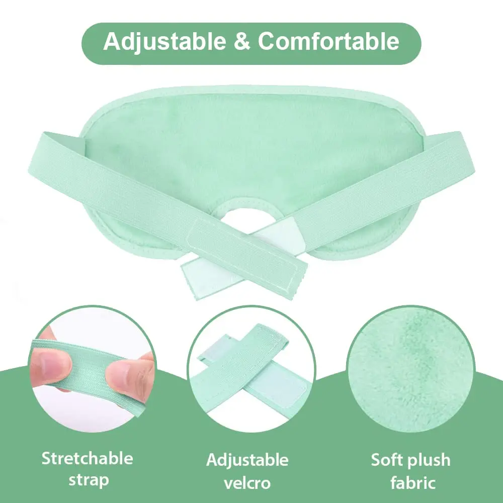 NEWGO Cooling Eye Mask for After Surgery 2 Pack | Reversible Dual-Sided Gel for Hot & Cold Therapy - view 4