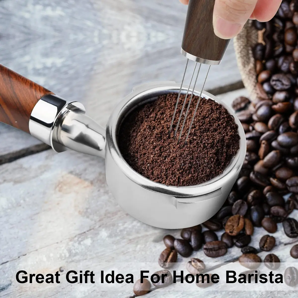 YMWVH 58mm Bottomless Portafilter 2 Ears for Gaggia Espresso Machines | Perfect Extraction & Durability - view 7