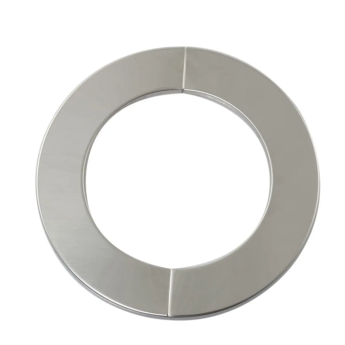 PZRT 2pcs Wall Split Flange 101mm Stainless Steel | Rust-Resistant Pipe Cover for Pipes - main product image