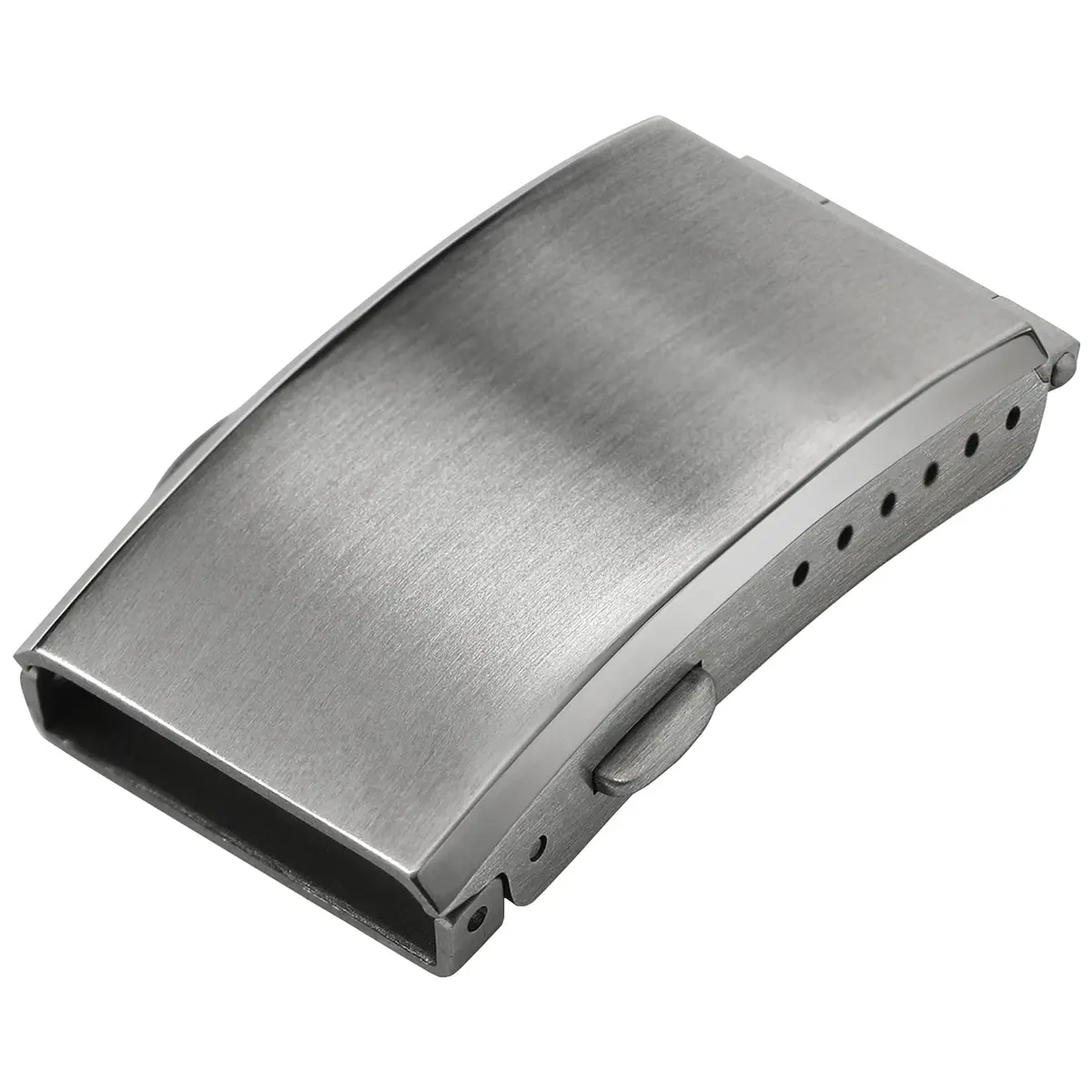 watchdives Watch Buckle 18mm Stainless Steel Silver Fold Safety Clasp | Durable & Adjustable - main product image