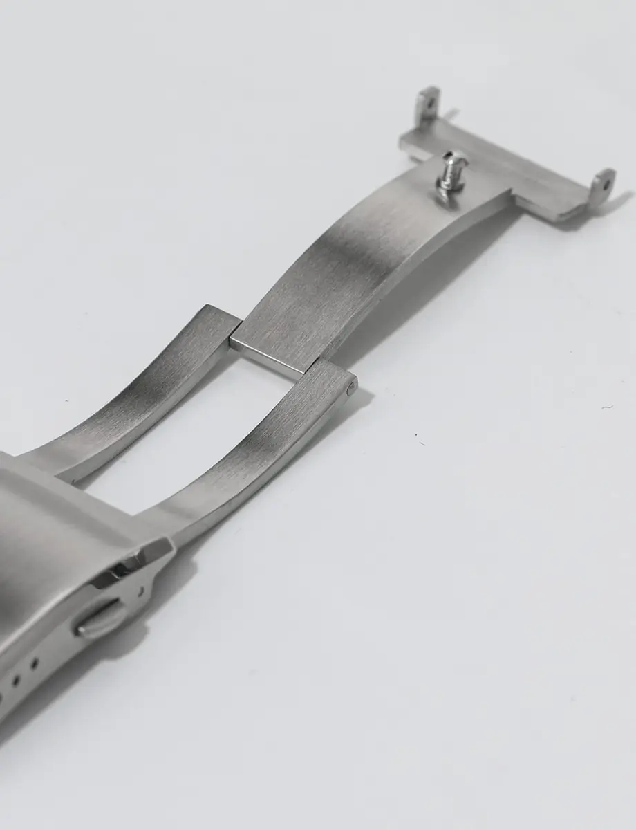 watchdives Watch Buckle 18mm Stainless Steel Silver Fold Safety Clasp | Durable & Adjustable - view 8