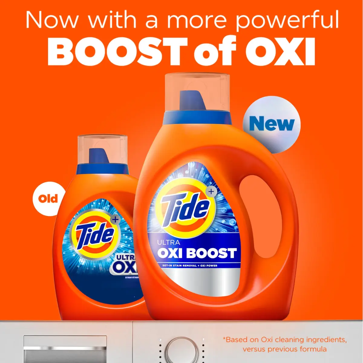 Tide Ultra Oxi Boost Liquid Laundry Detergent, 132 fl oz (3.9 L) | Powerful Stain Removal for Indian Homes - view 2