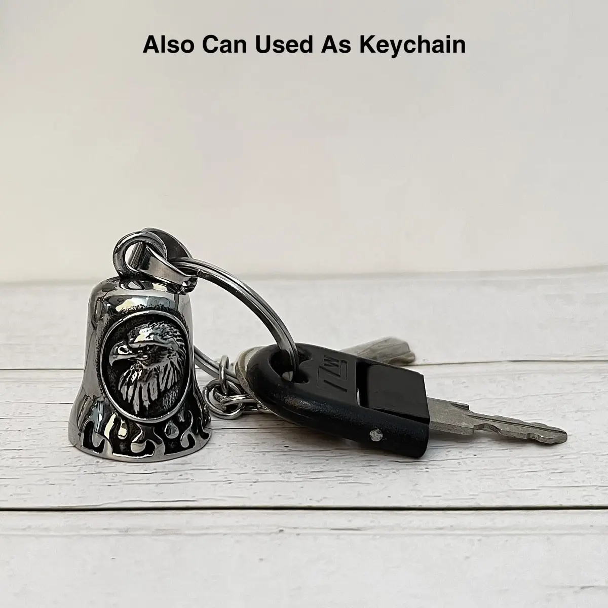 Omoojee Eagle Bell for Luck & Safe Drive | Metal Motorcycle & Bicycle Accessory - view 5