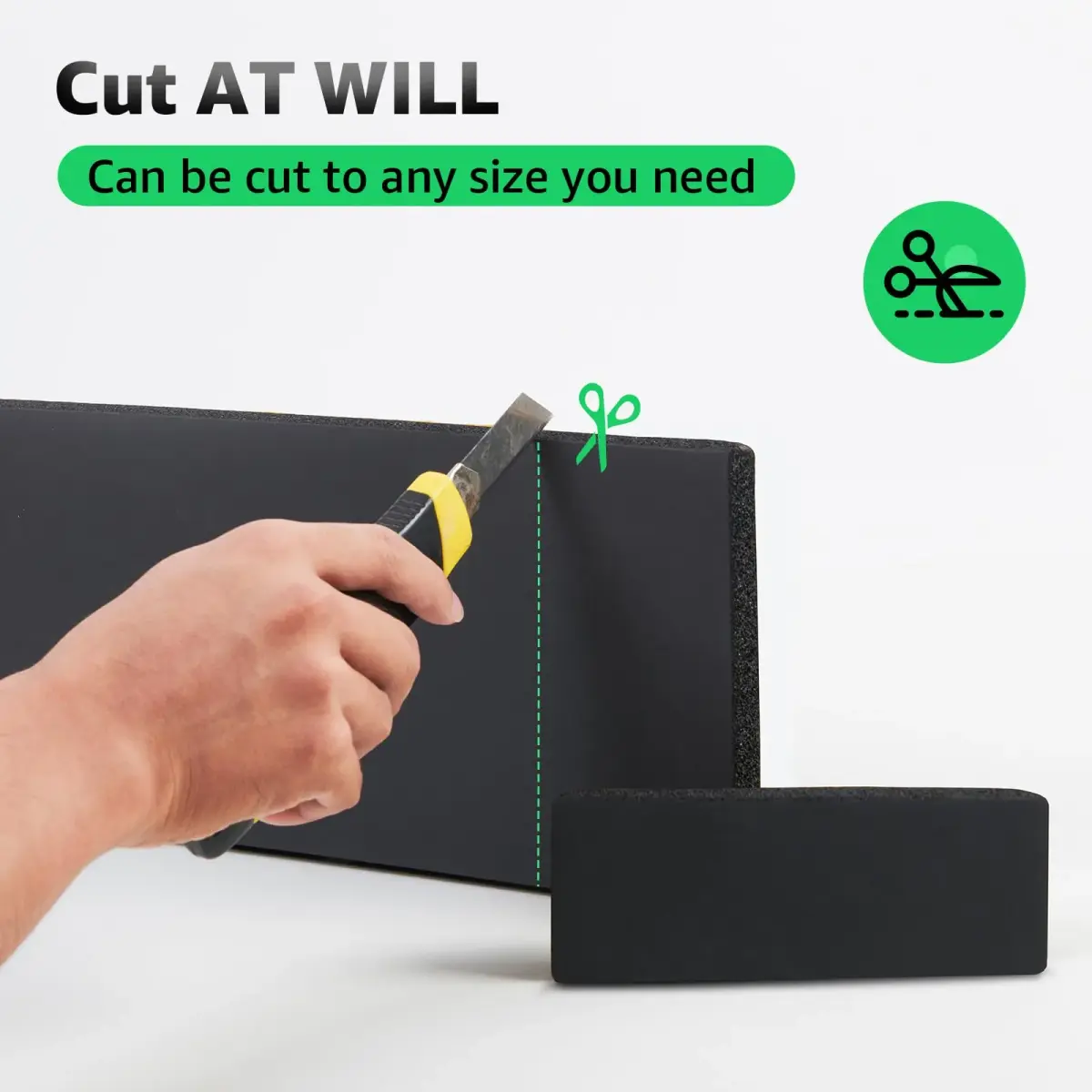 PICK FOR LIFE Garage Wall Protector 4 Pack 42cm (16.5") x 13.4cm (5.3") x 2cm (0.8") | Protects Car Doors from Scratches & Dents - view 6