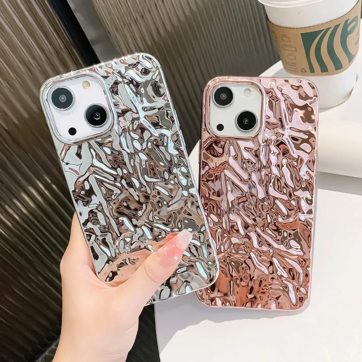 ekoneda Compatible for iPhone 14 Plus Case 6.7Inch | Sparkly Designer Soft Cover for Women - view 3
