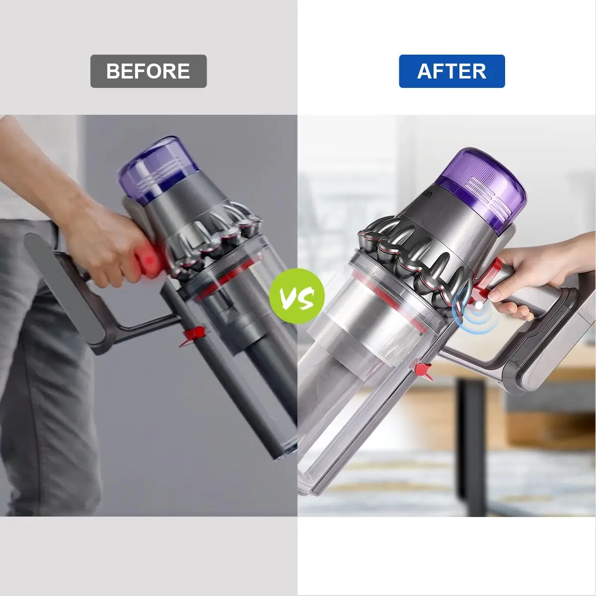 LANMU Trigger Lock Accessory Compatible with Outsize+ Cordless Vacuum | Easy Control & Lightweight - view 3