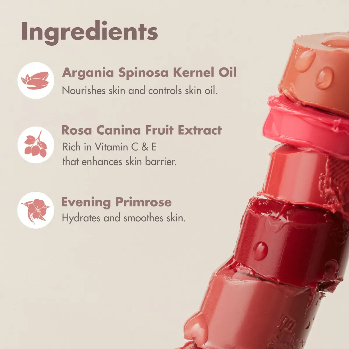 rom&nd Glasting Melting Balm | Tinted Lip Balm | 07 Mauve Whip | 0.12oz | Hydrating, Long-Lasting Moisture - view 5