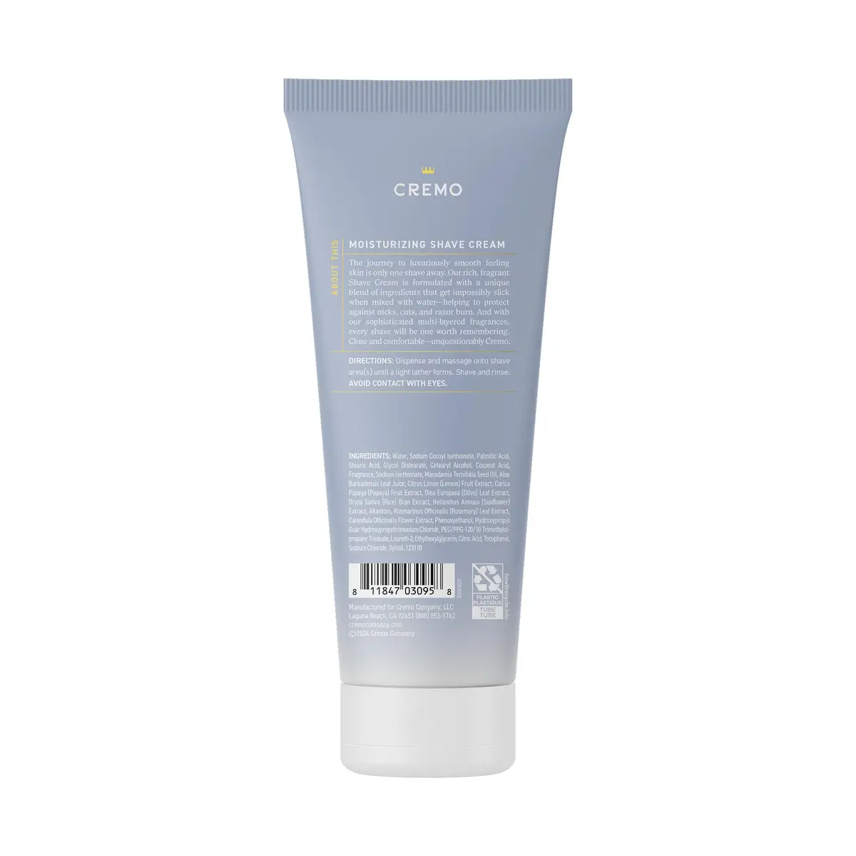 Cremo Shaving Cream for Women, Vanilla Orchid, 6 Fl Oz | Silky Smooth, Fragrant & Gentle - view 3