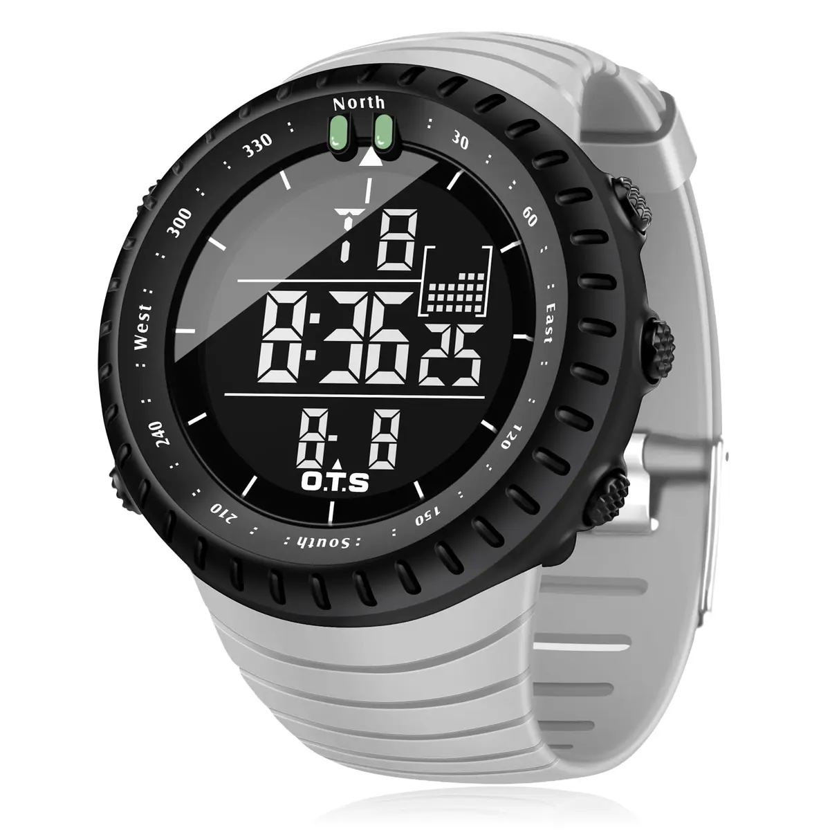 PALADA Men's Digital Sports Watch 50mm (1.97in) with LED Backlight | Water Resistant 50M - main product image