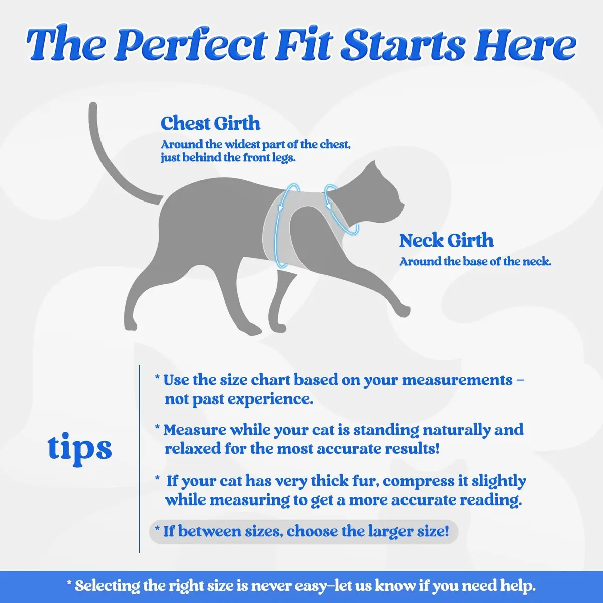 rabbitgoo Cat Harness and Leash Set, Step-in Soft Vest, Blue | Adjustable Escape-Resistant Fit - view 2