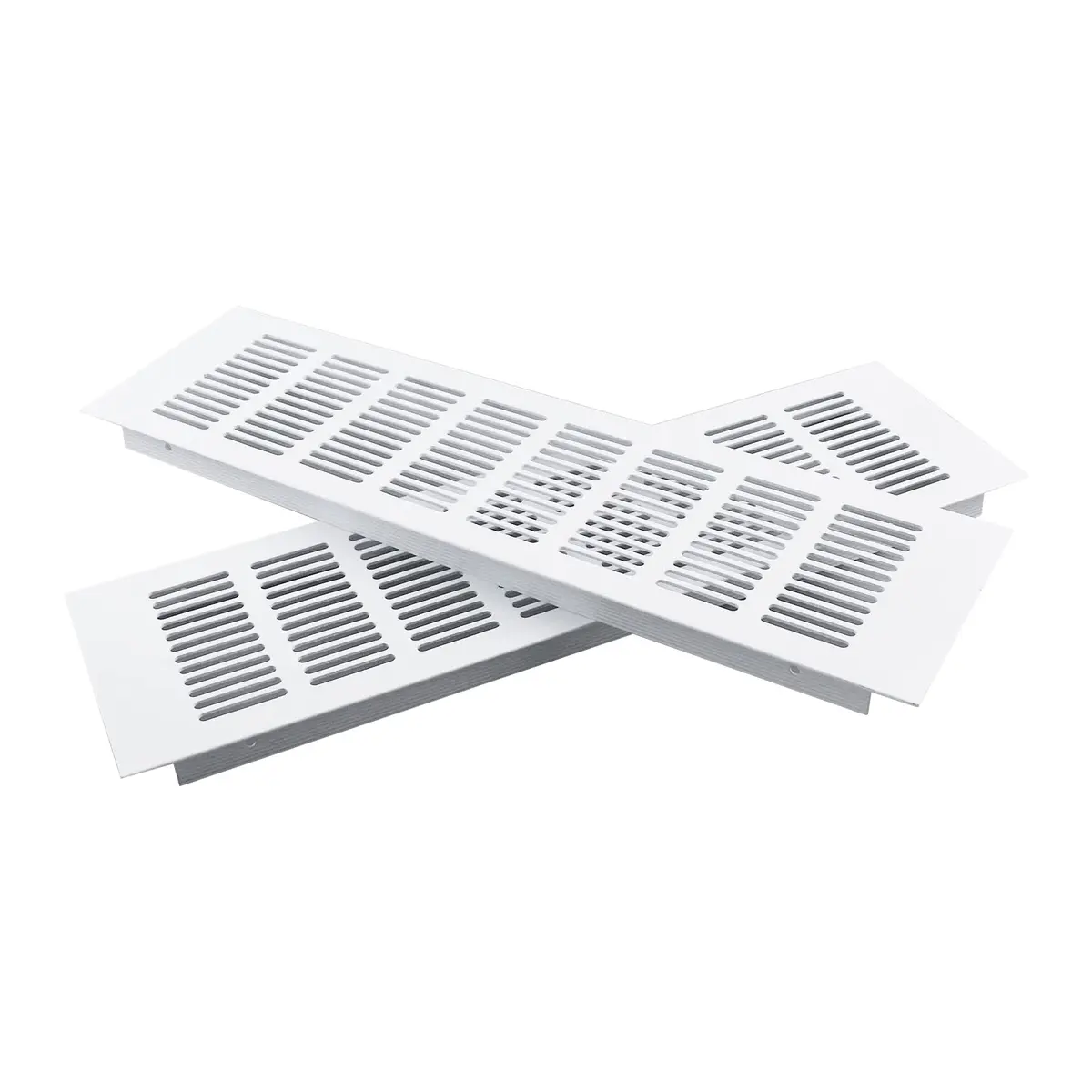 Geesatis White Air Vent Cover 13.8'' x 4'' | Rust-Proof Aluminum Vent for HVAC & Cabinets - view 7
