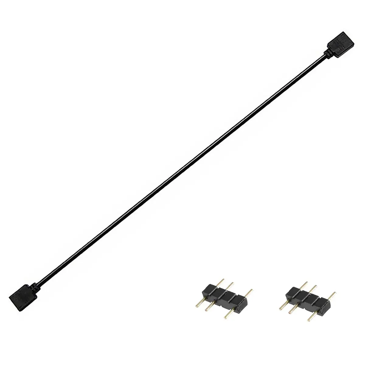 Yakuri 5V Argb 3-Pin Extension Cable 12inch | RGB Interface Extension for Motherboards - main product image