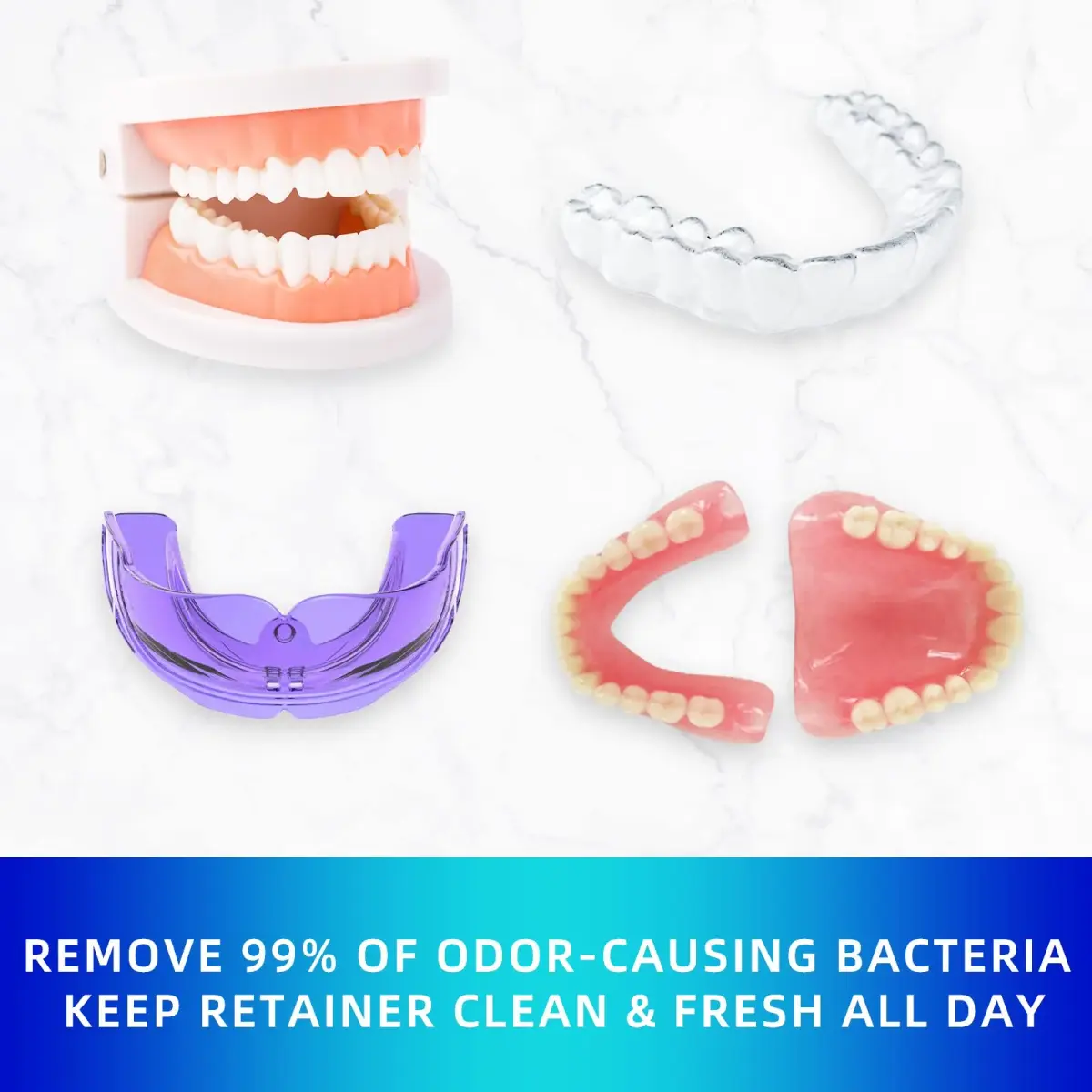 YKL Retainer & Denture Cleaner Tablets 36 Count (Pack of 1) | Cleans Dental Appliances with Mint Flavor - view 4