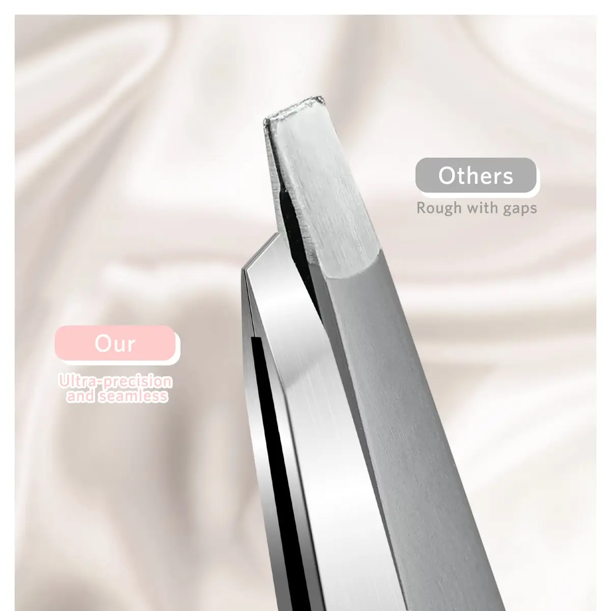 MORGLES Tweezers Set for Men 9 Pcs Nail Clipper Kit with Case for Grooming | Stainless Steel, Travel-Ready - view 2