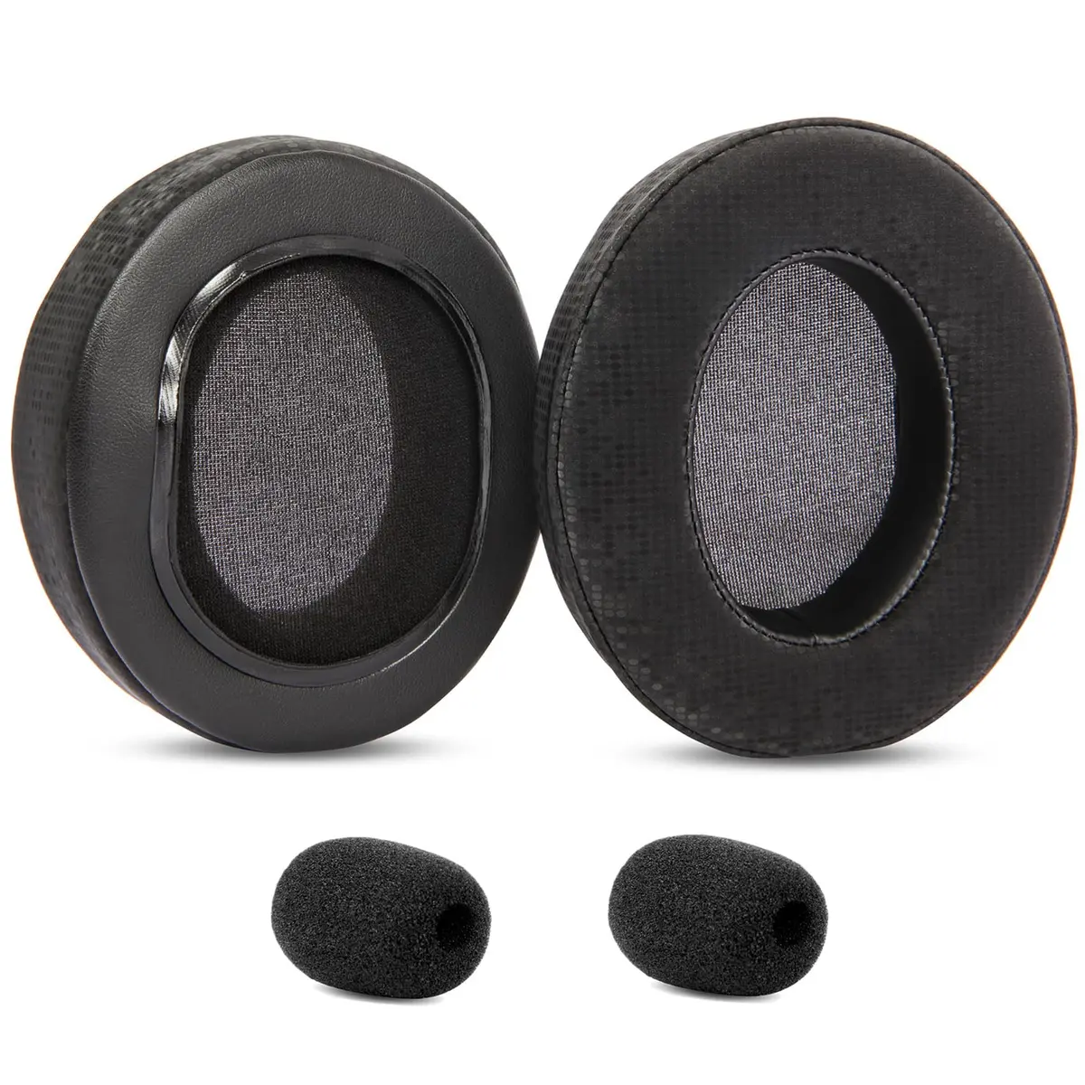 TaiZiChangQin E900 Pro Upgrade Thicker Ear Pads Cushions Mic Foam Replacement Compatible with EKSA E900 / E900 Pro E900pro Gaming Headphone (Protein Leather Earpads) - view 6