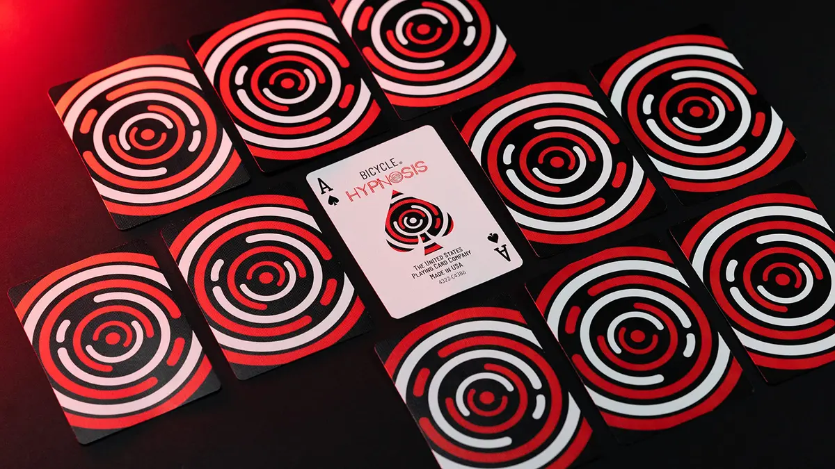 Bicycle Hypnosis Specialty Playing Cards Red Hypnosis 1 Deck | Trusted Since 1885 - view 5