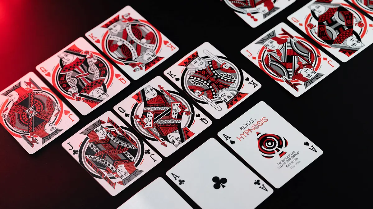Bicycle Hypnosis Specialty Playing Cards Red Hypnosis 1 Deck | Trusted Since 1885 - view 6