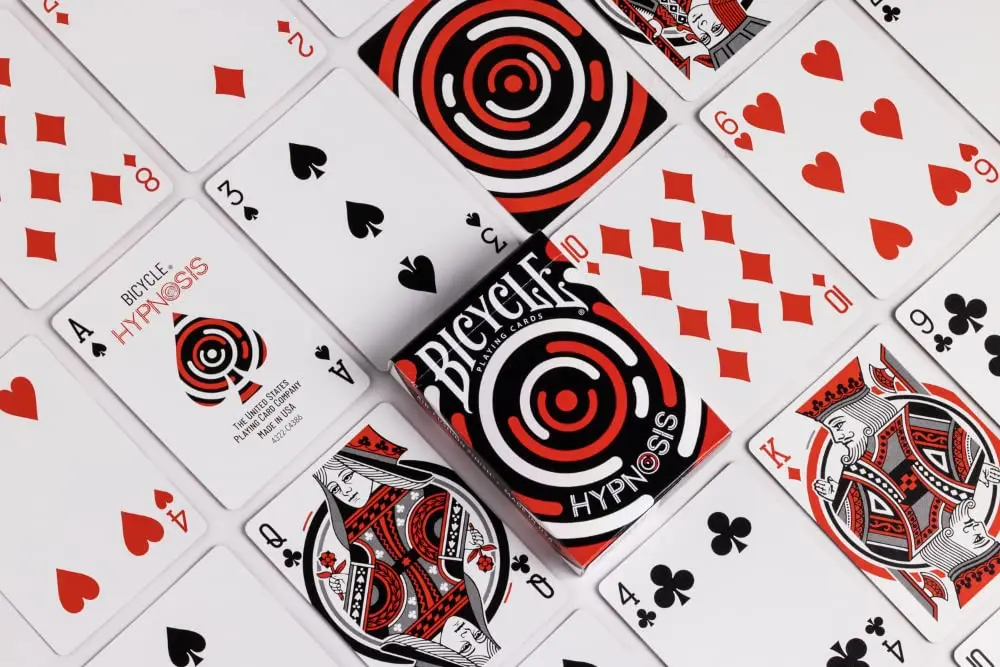 Bicycle Hypnosis Specialty Playing Cards Red Hypnosis 1 Deck | Trusted Since 1885 - view 4