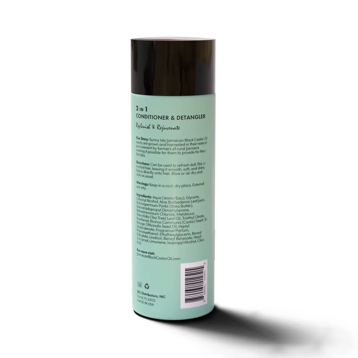 Sunny Isle 8oz Conditioner & Detangler for Synthetic & Natural Hair | Aloe Vera, Tea Tree, Jamaican Black Castor Oils - view 7