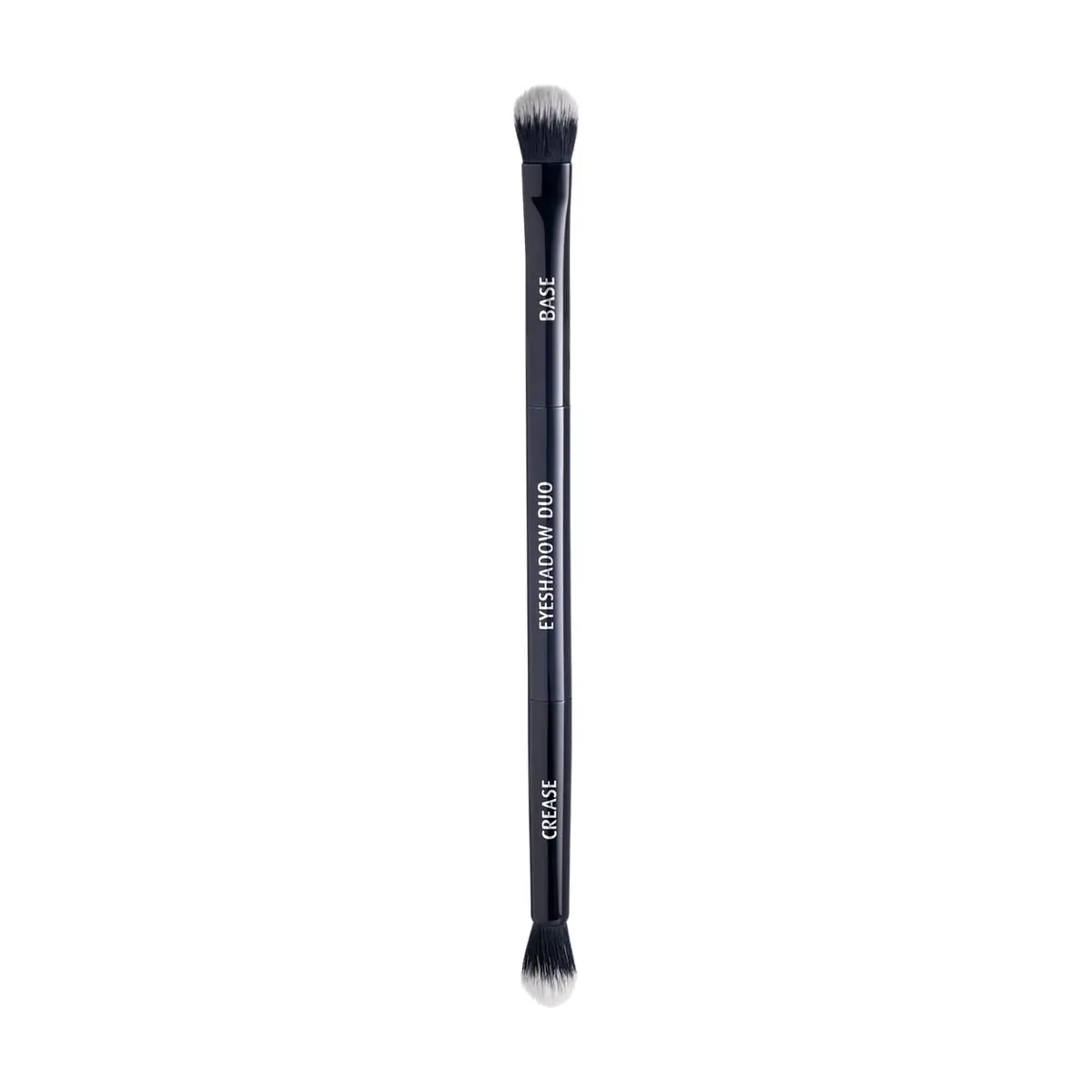 Lune+Aster Eyeshadow Duo Brush | Vegan Bristles, Dual-Ended, Aluminum Handle - main product image