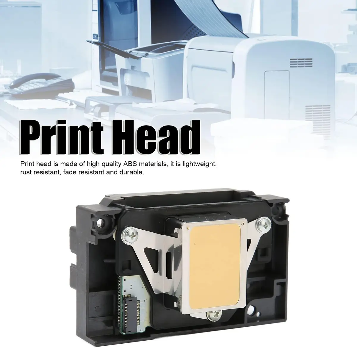 Ejoyous Printer Print Head for R260 R390 1390 L1800 1400 1430 1500W | High Reliability, Lightweight ABS - view 5